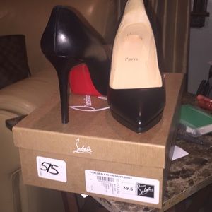 AUTHENTIC Christian Louboutin pigalle Plato 100m